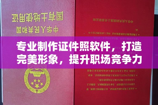 新乡专业制作证件照软件，打造完美形象，提升职场竞争力